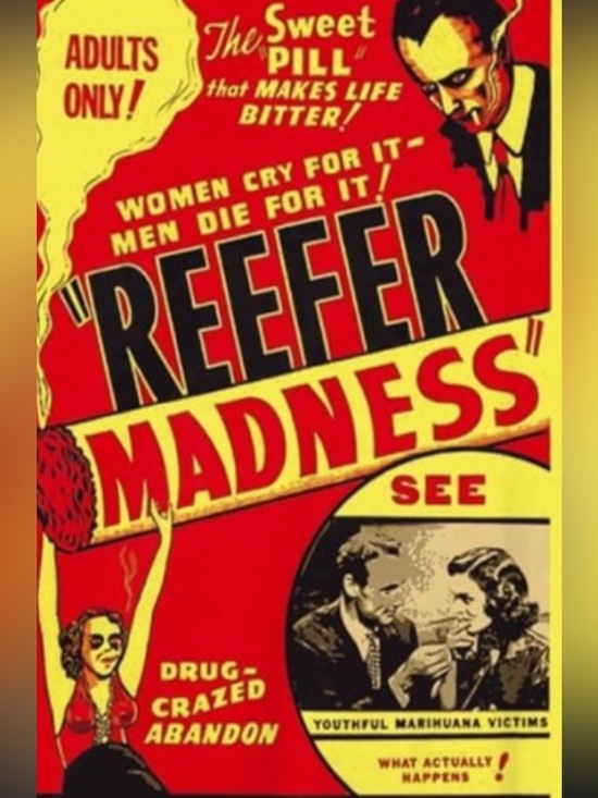 The Unbranded Brand Other - Classic reefer madness drug sweet pill Red tee T shirt funny gag gift club party
